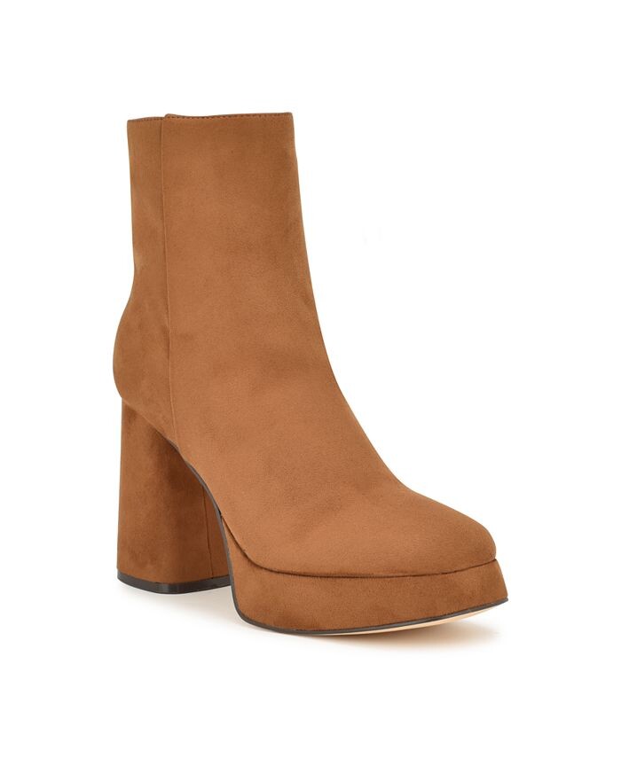 

Женские ботильоны Velo на расклешенном каблуке и платформе Nine West, коричневый
