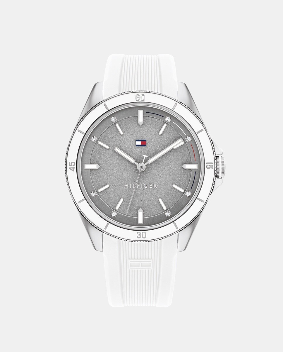 

Часы женские 1782478 белые силиконовые Tommy Hilfiger, белый