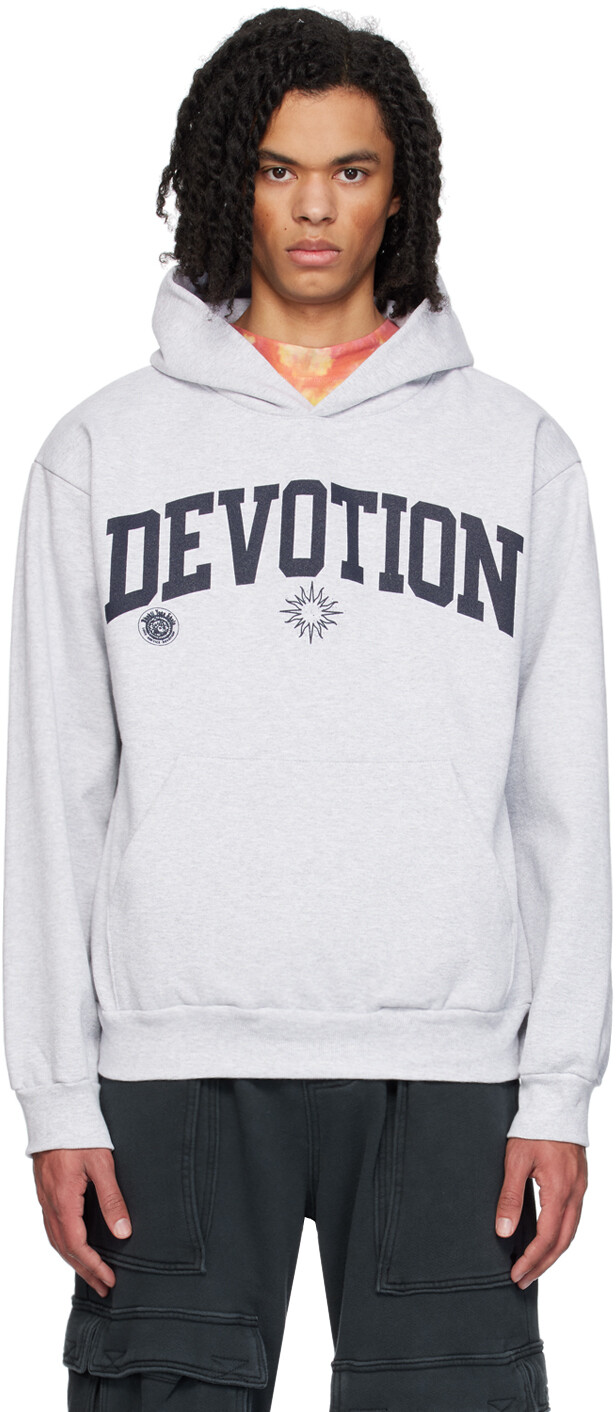 

Серое худи 'Devotion' Online Ceramics