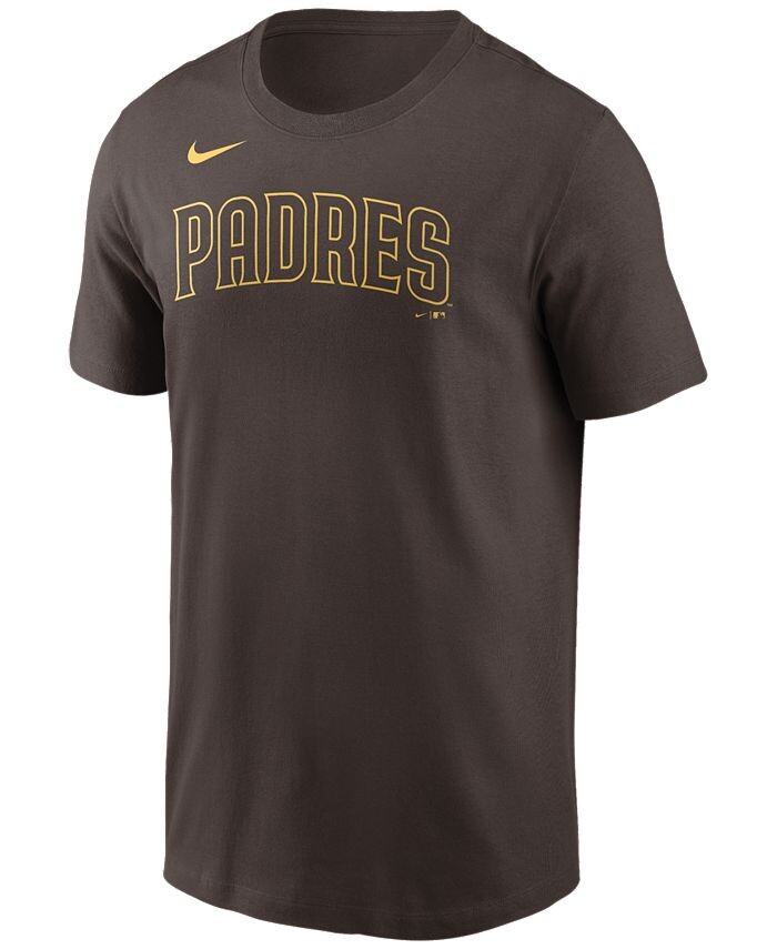 

Мужская футболка San Diego Padres с надписью-галочкой Nike, синий