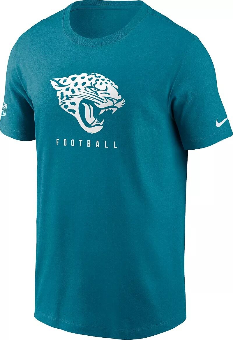 

Мужская темно-бирюзовая футболка Nike Jacksonville Jaguars Sideline Team Issue