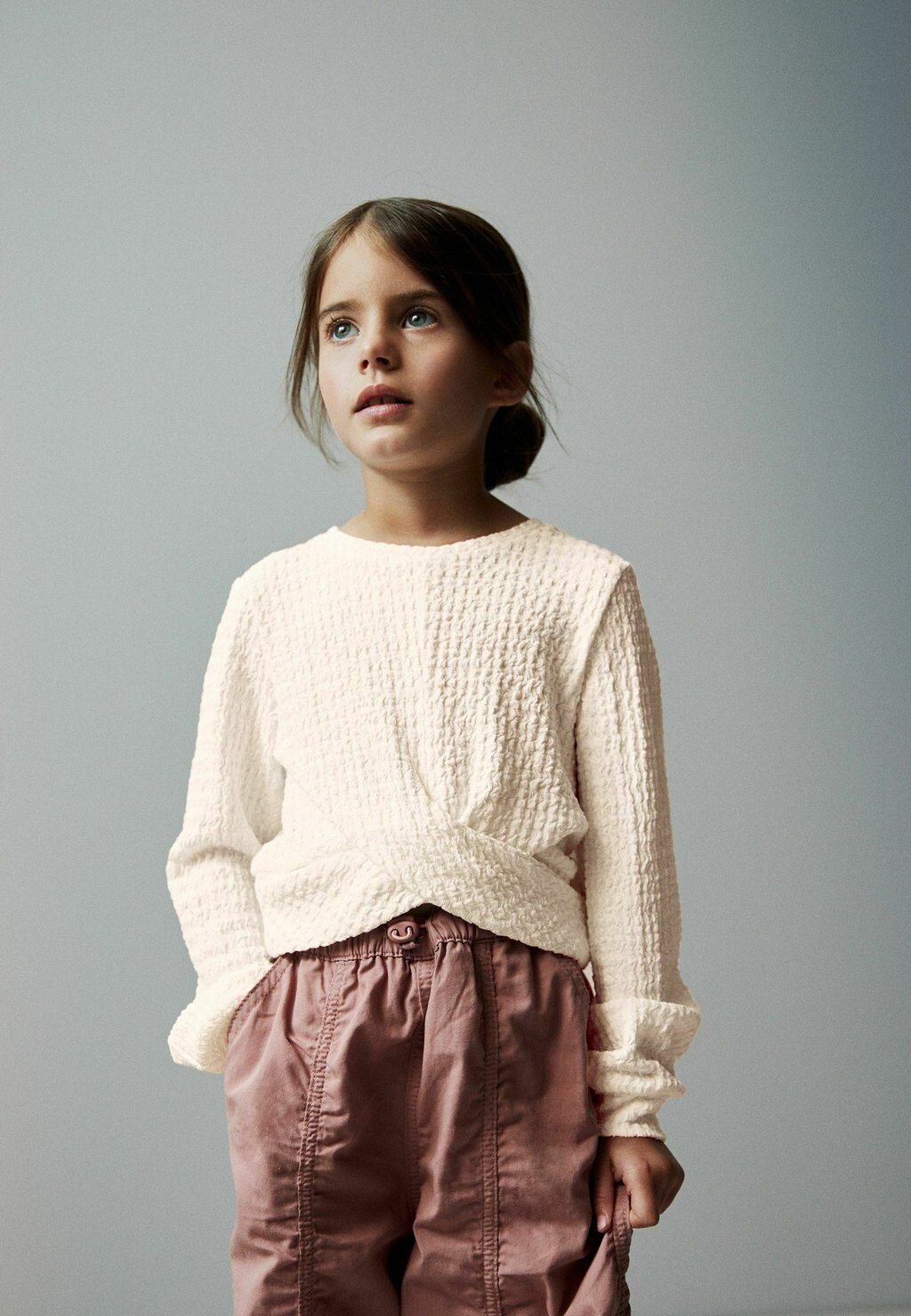 

Футболка с длинным рукавом Textured Wrap Next, цвет ecru cream