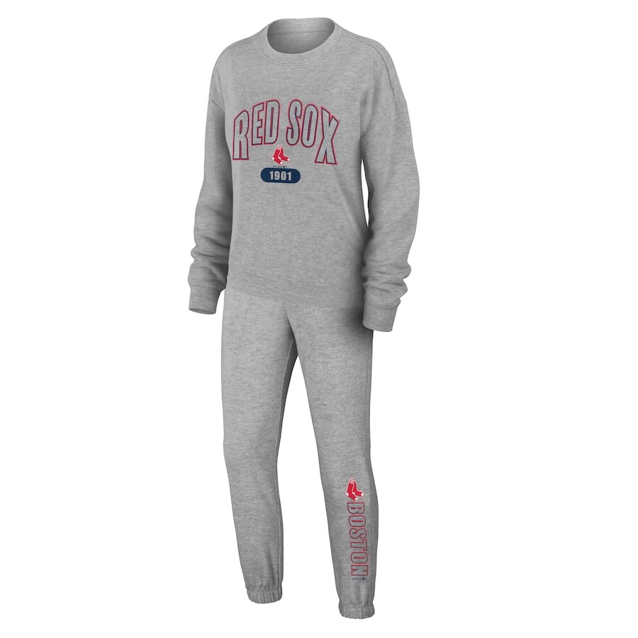 

Пижамный комплект WEAR by Erin Andrews Boston Red Sox, серый