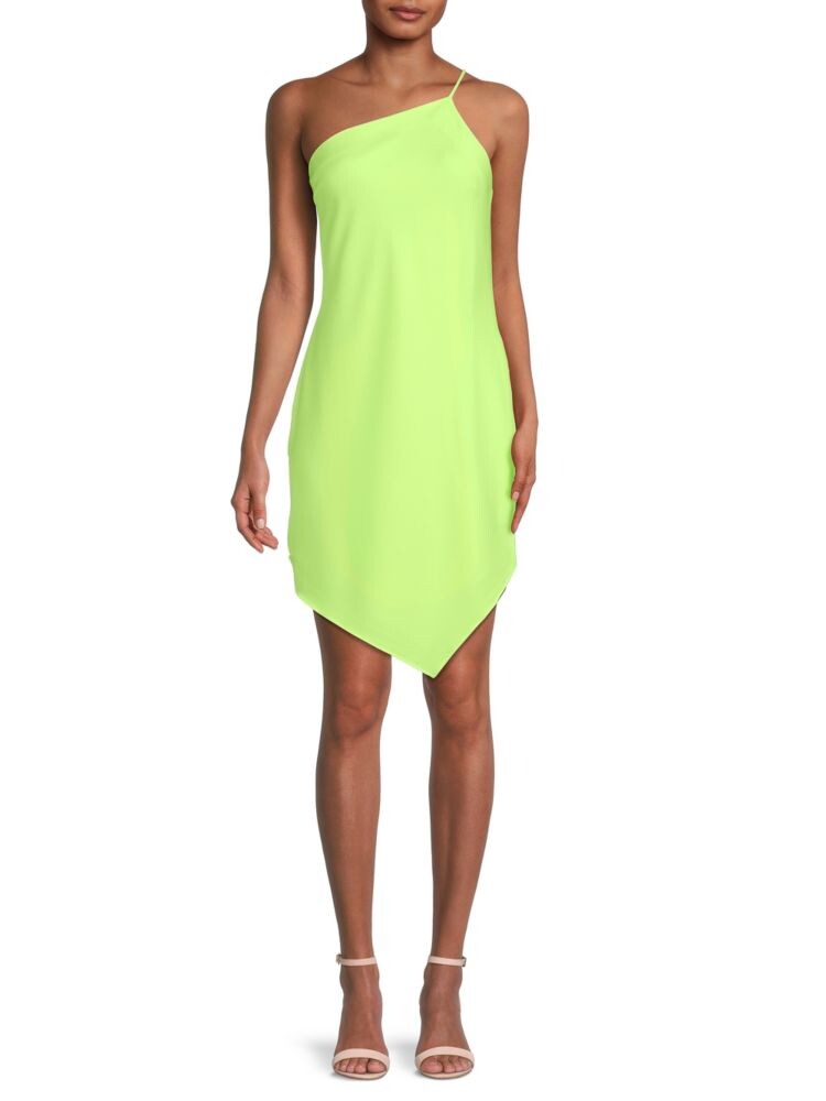 

Платье Миа на одно плечо Et Ochs, цвет Neon Lime