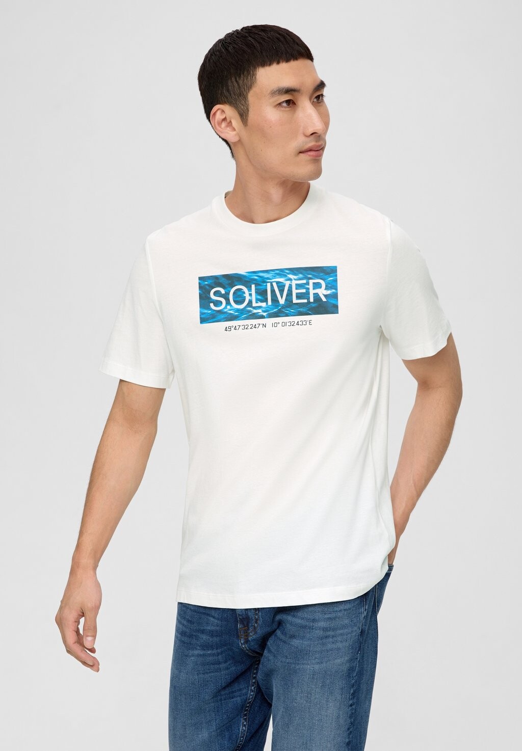 

Футболка с принтом s.Oliver, белый