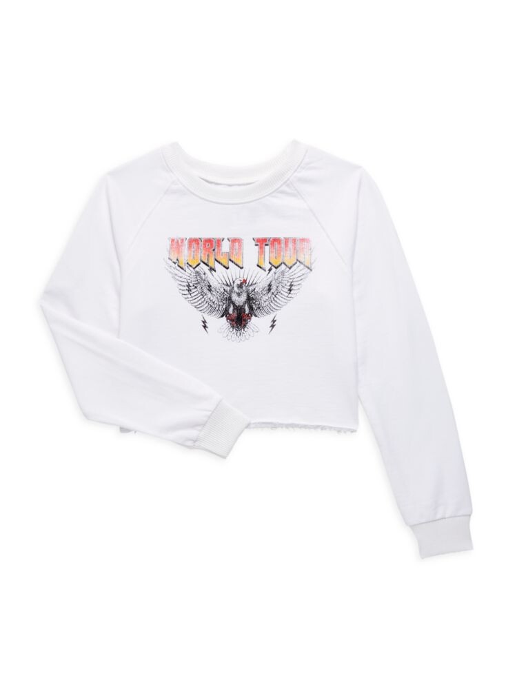 

Толстовка с рисунком орла для девочек Prince Peter Collection, белый