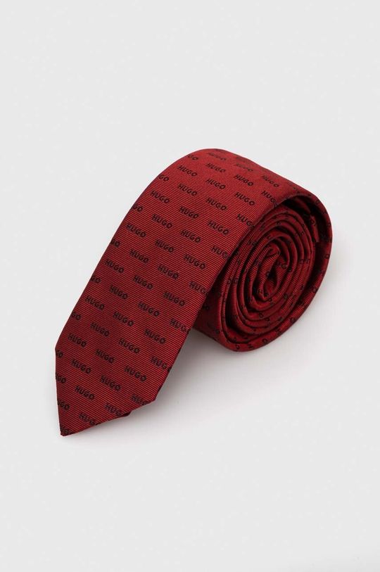 Шелковый галстук Hugo, красный