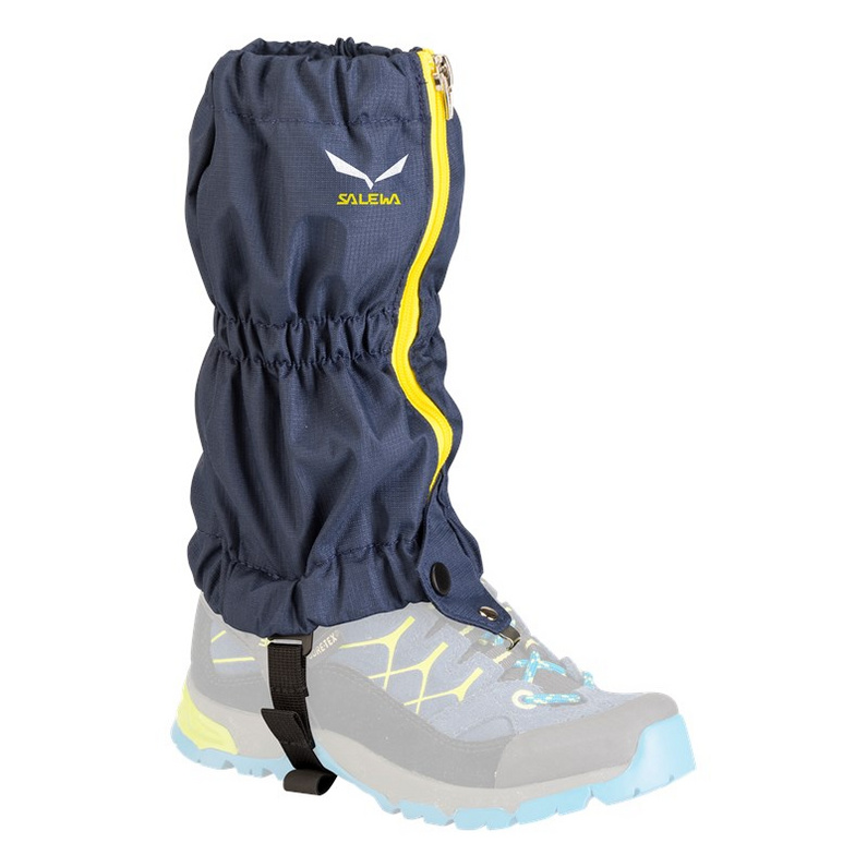 Детская гетра Salewa, синий 1 пара походные гетры для ног снежные гетры дышащие водонепроницаемые для прогулок высокие гетры для наружного исследования альпинизма