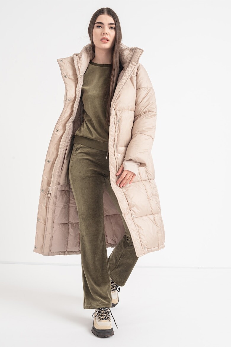 

Длинная зимняя куртка на вате Gap, бежевый