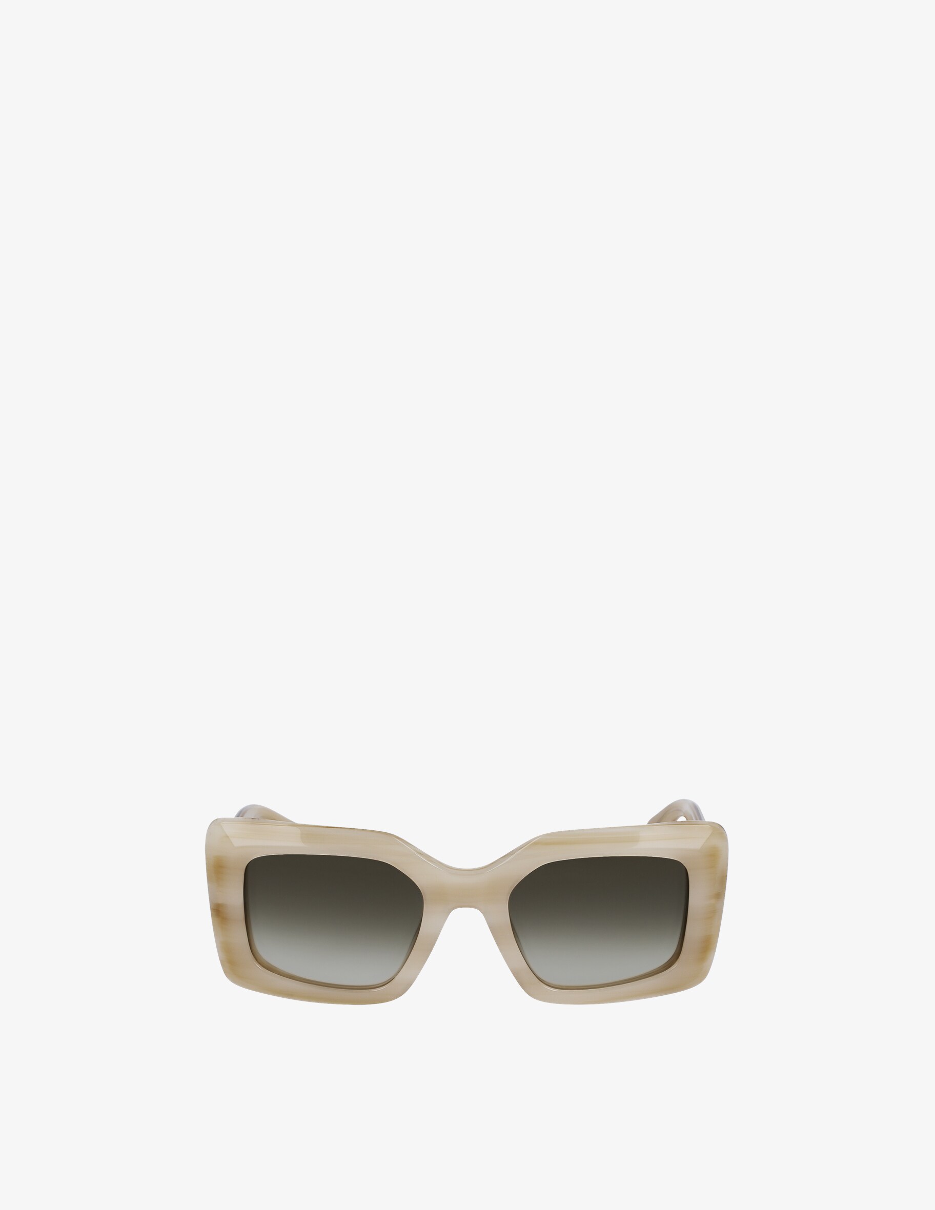 цена Солнцезащитные очки LNV649S в квадратной оправе Lanvin, цвет Ivory Horn