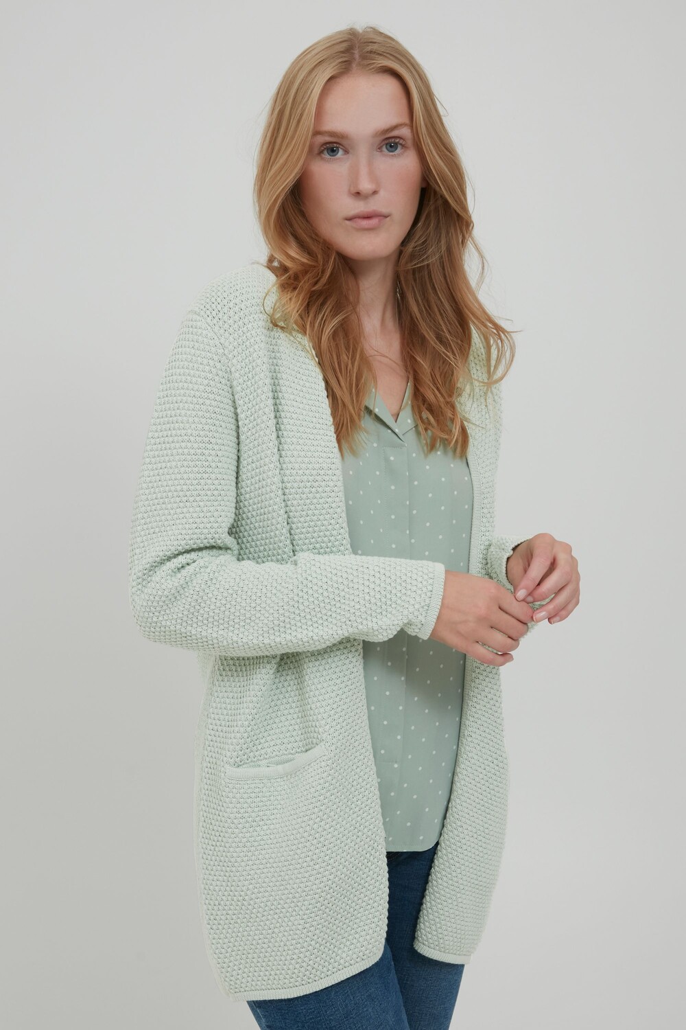 

Кардиган b.young Strickjacke, зеленый