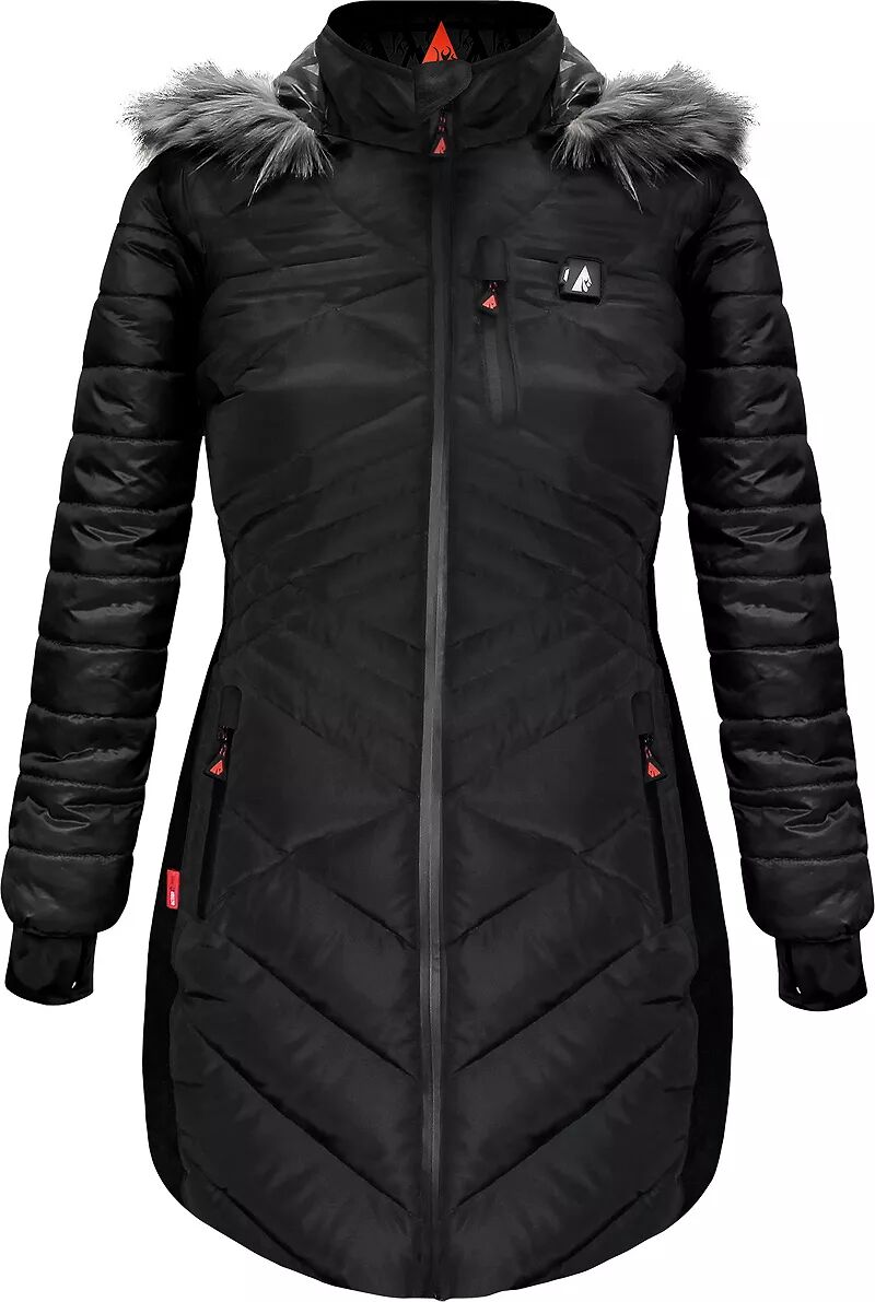 Женская куртка-пуховик ActionHeat 5V с подогревом, черный