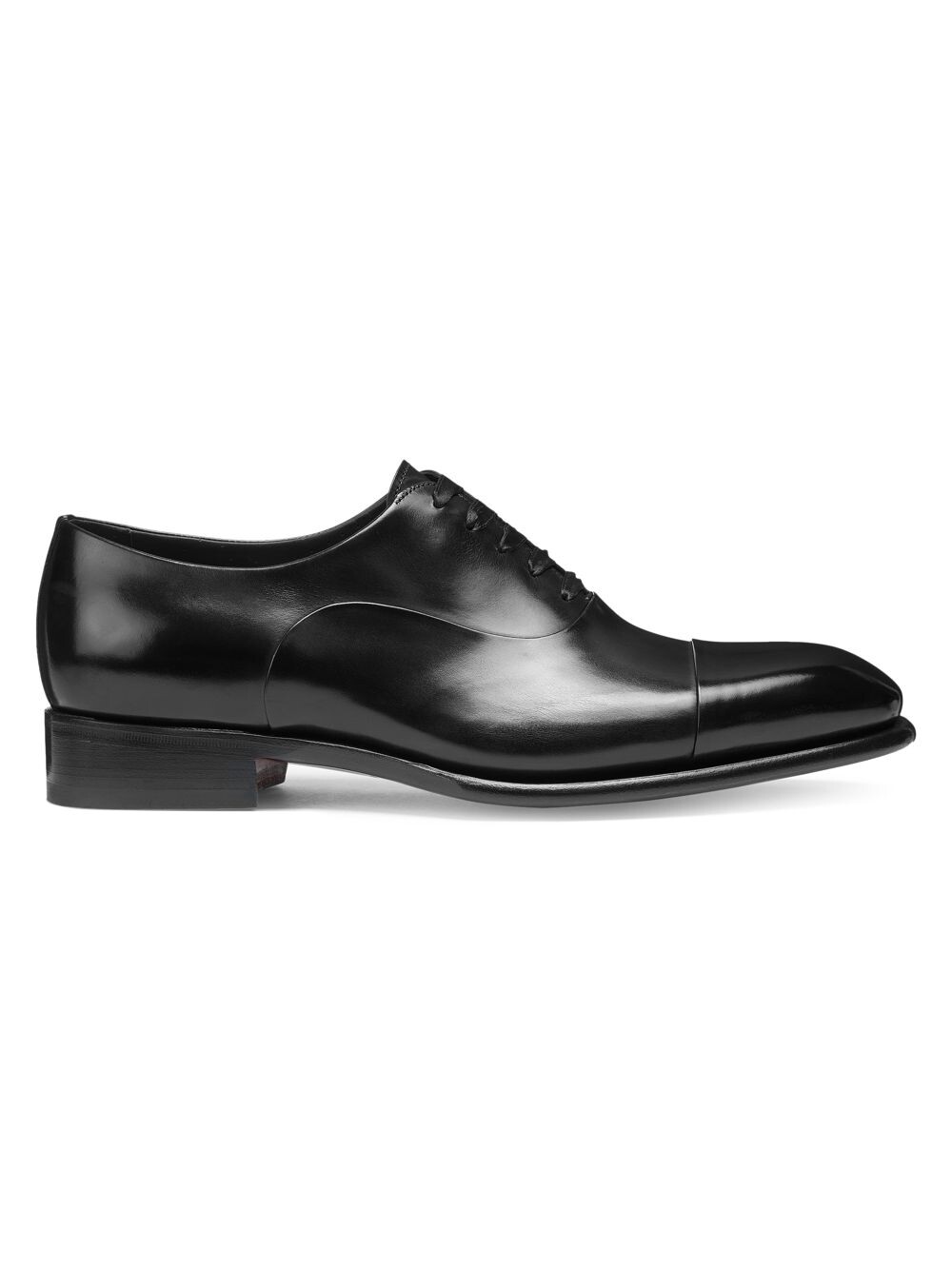 

Кожаные классические туфли на шнуровке Santoni, черный