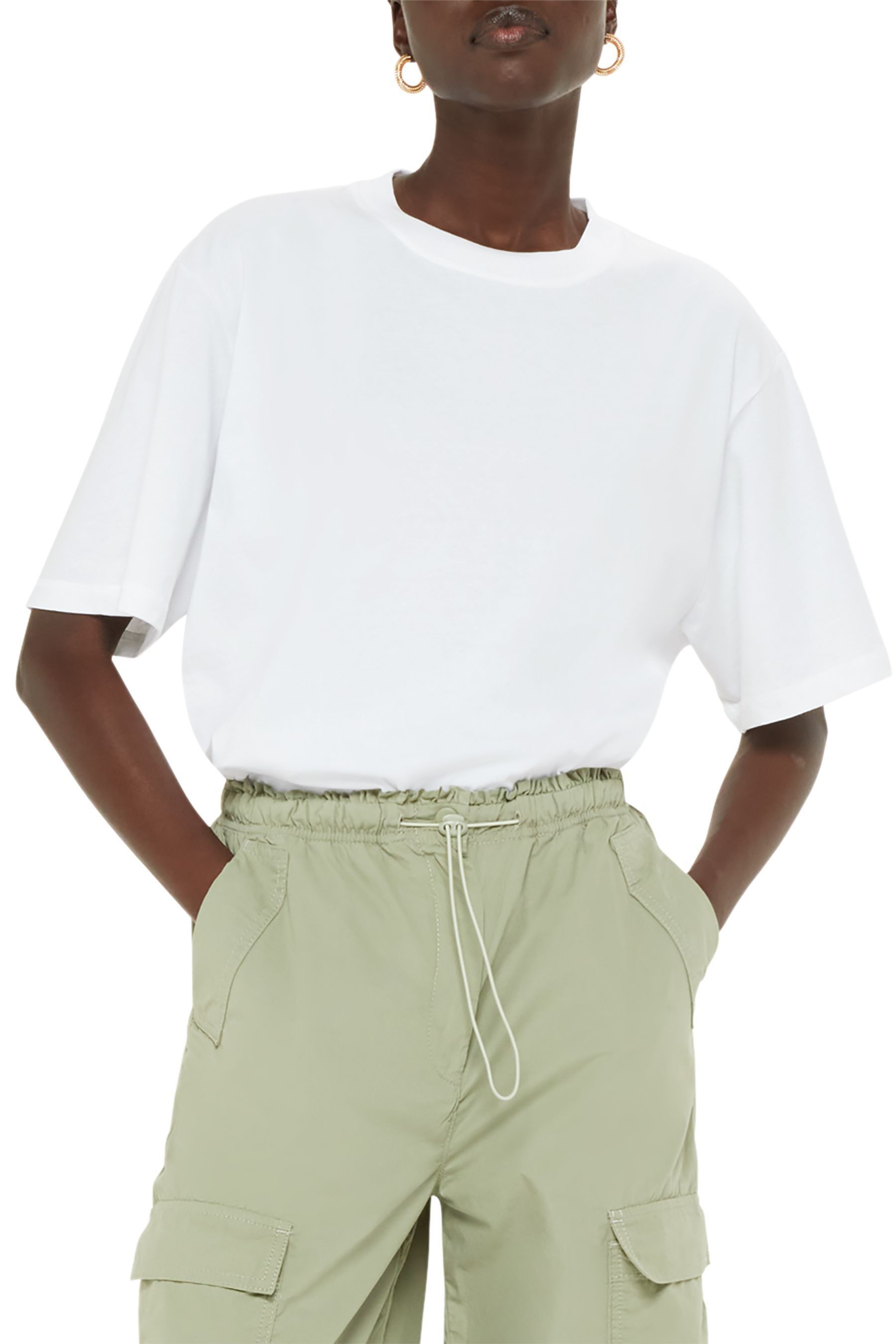 Белая футболка-бойфренд в стиле оверсайз Whistles, белый женская толстовка в стиле бойфренд 6 цветов
