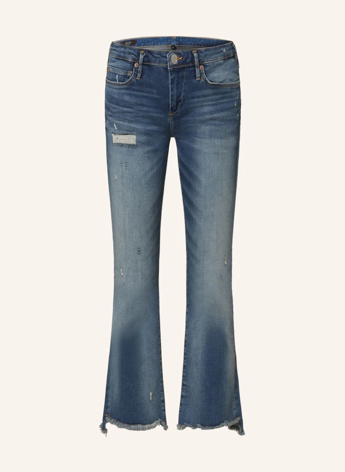 

Разрушенные джинсы halle True Religion, синий