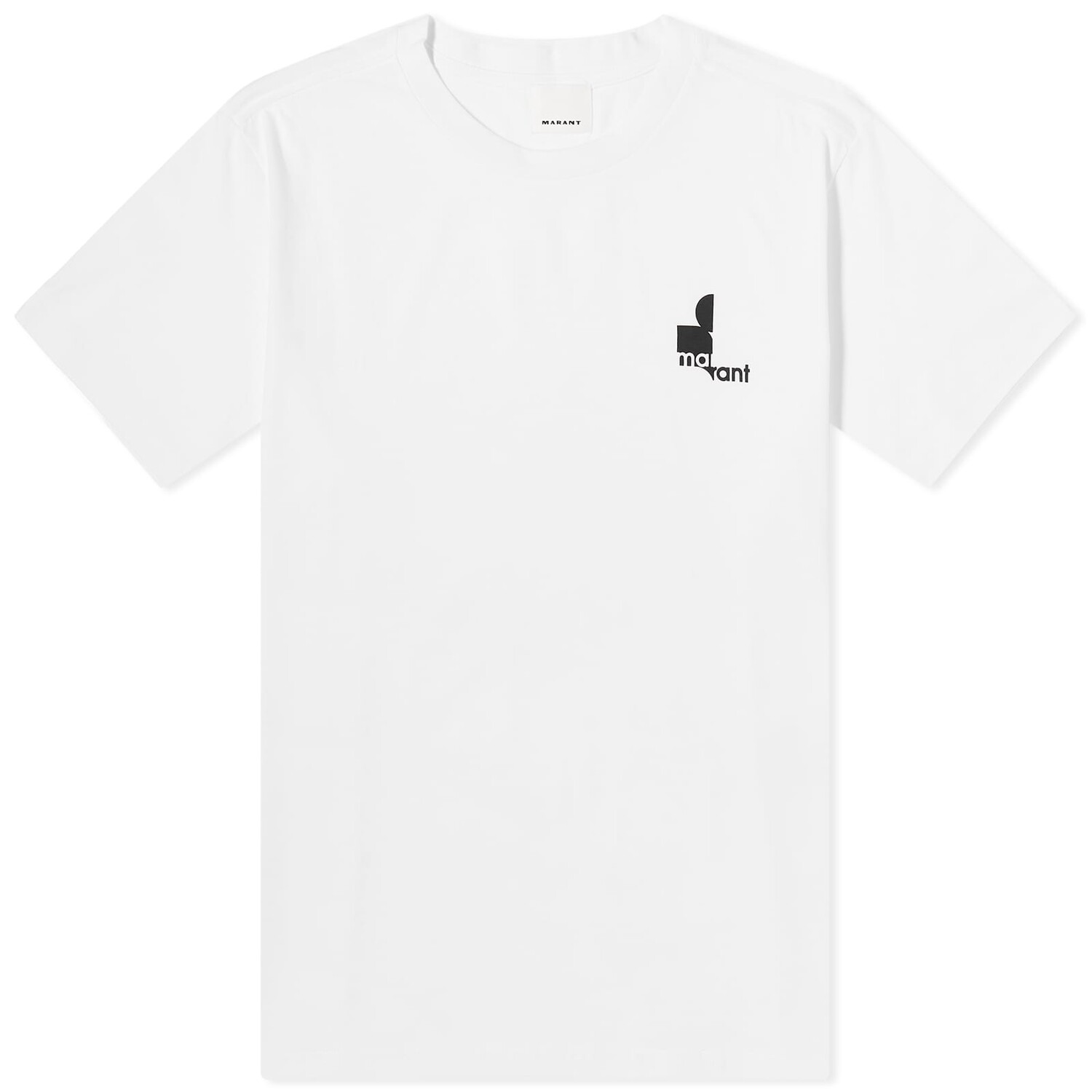 

Футболка Isabel Marant Zafferh Inverted Logo, белый