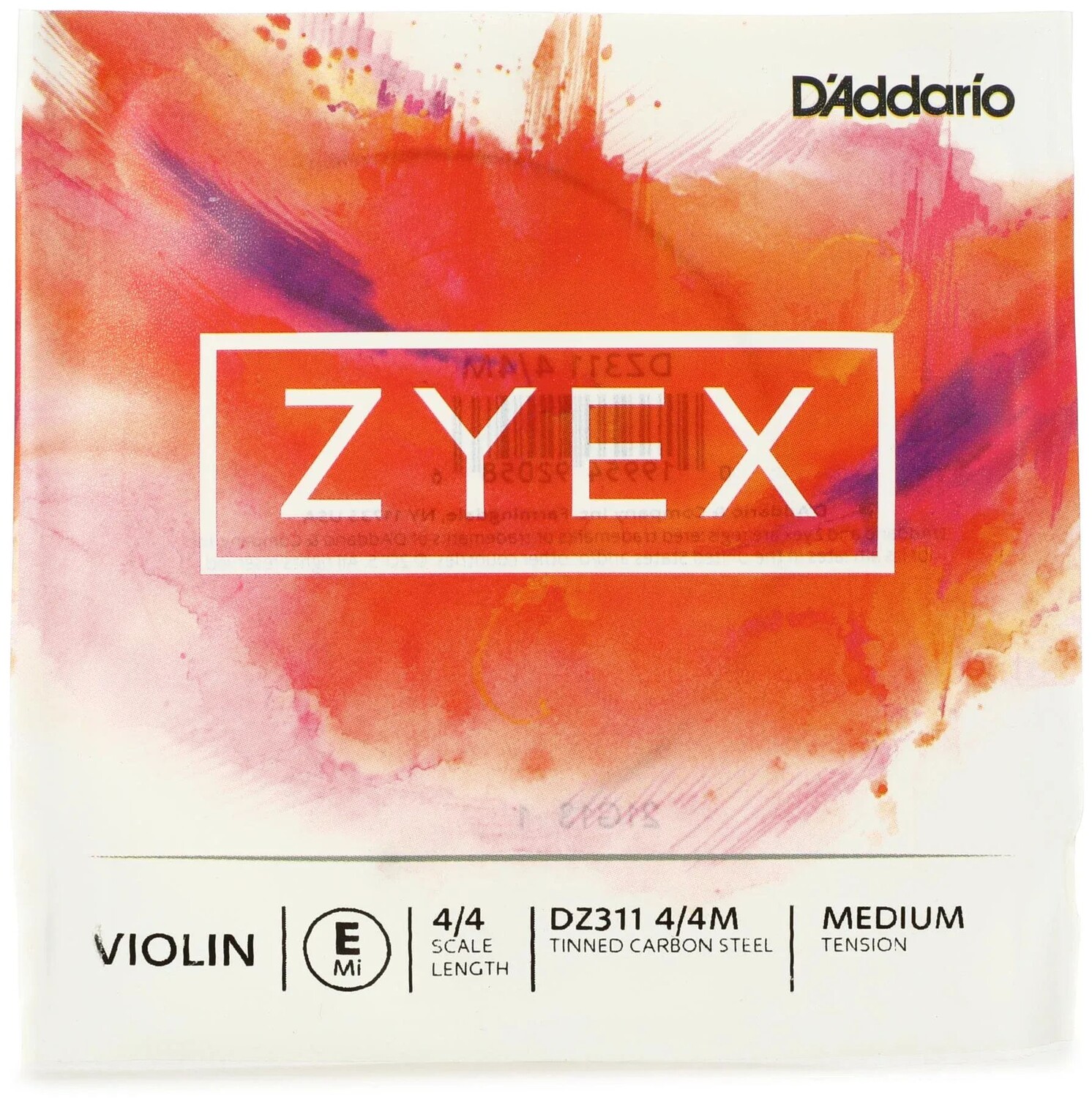 

D'Addario DZ311 Zyex Скрипка E Струна - размер 4/4