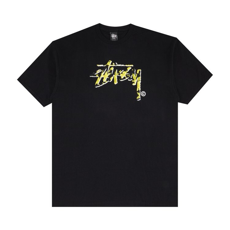 

Футболка Stussy Flower Stock 'Black', черный