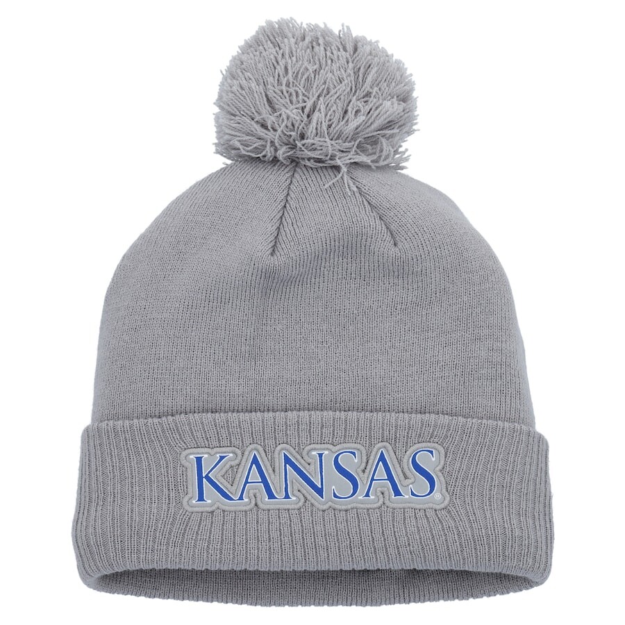 

Шапка adidas Kansas Jayhawks, серый
