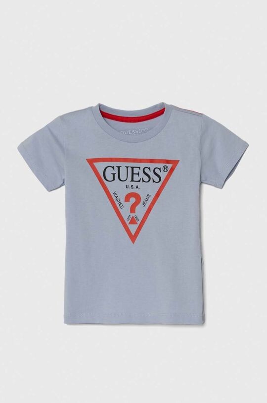 

Хлопковая футболка для детей Guess, синий
