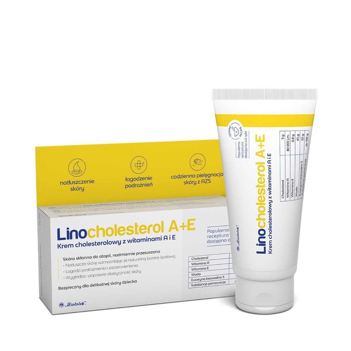 

Крем для лица и тела Linocholesterol A+E, 50 гр