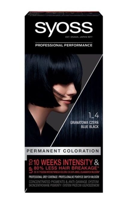 

Syoss Permanent Coloration 1-4 краска для волос, 1 шт.