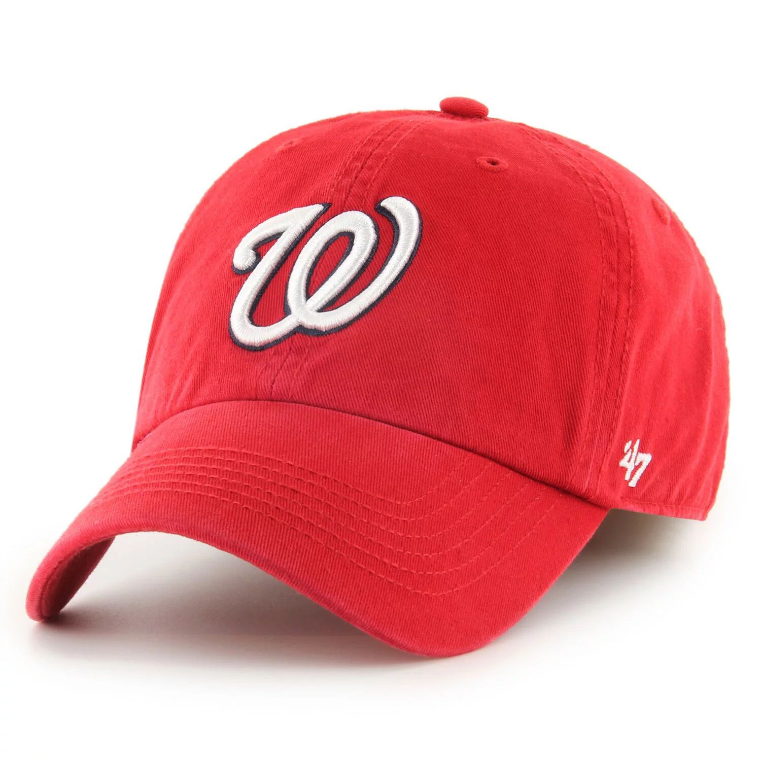 Мужская приталенная шляпа с логотипом Red Washington Nationals '47