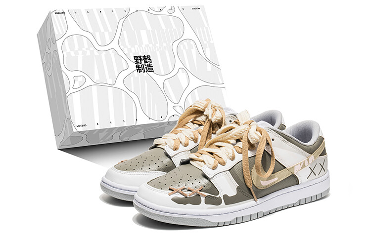 

Кроссовки для скейтбординга Dunk мужские с низким верхом белые/серые Nike, Белый, Кроссовки для скейтбординга Dunk мужские с низким верхом белые/серые Nike