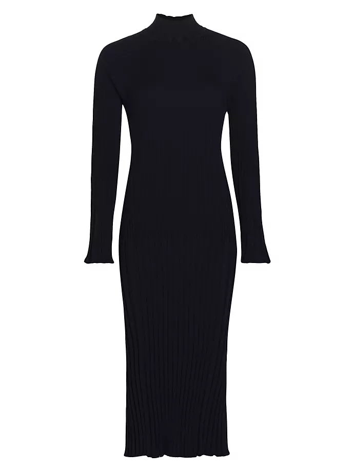 

Платье миди рельефной вязки Proenza Schouler, цвет midnight