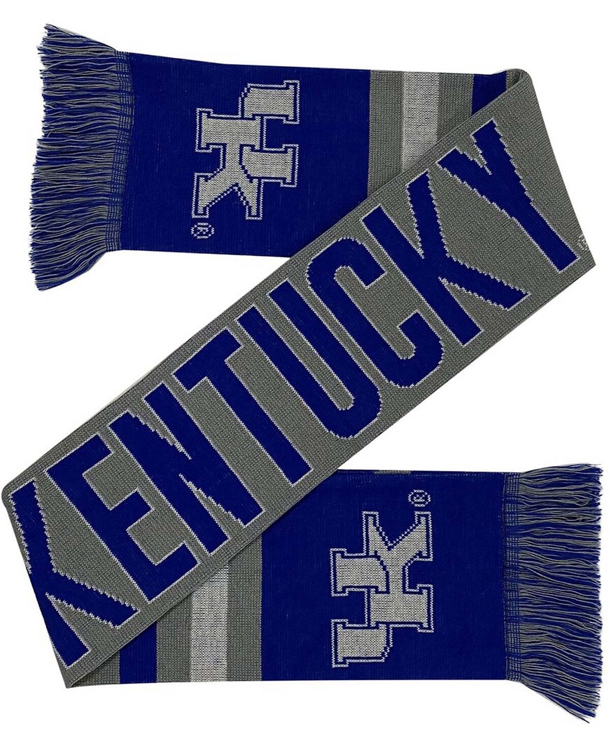 

Мужской и женский синий двусторонний тематический шарф Kentucky Wildcats FOCO