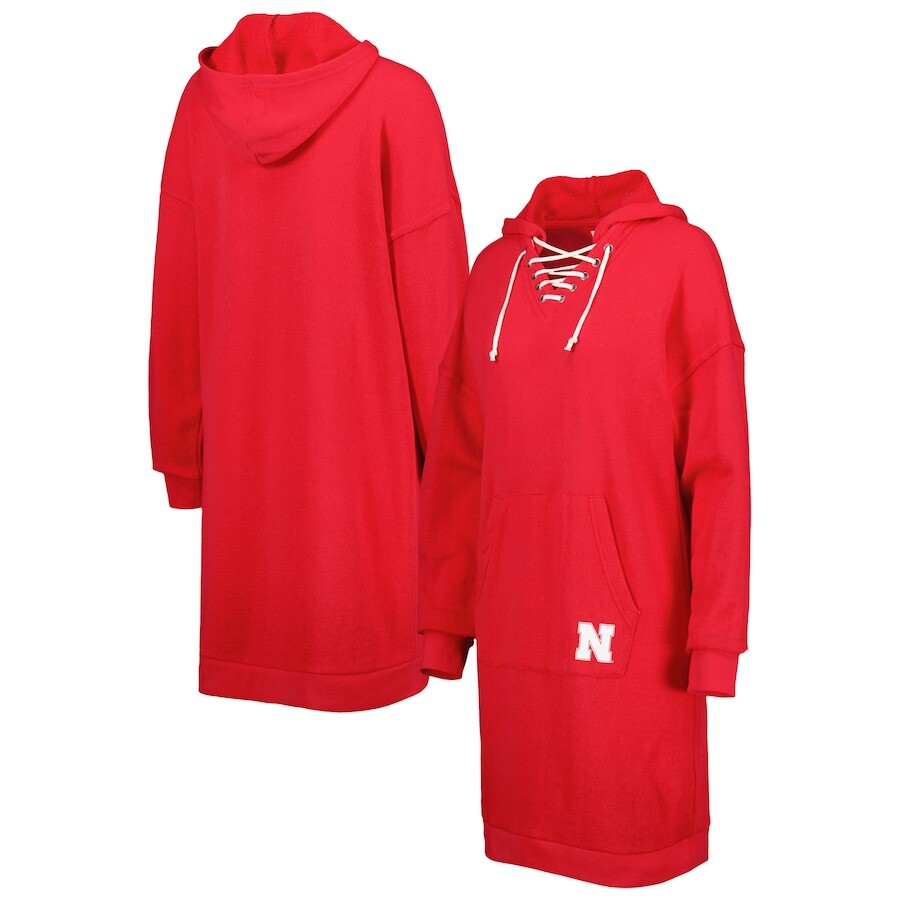 

Платье-худи Touch Nebraska Huskers, алый