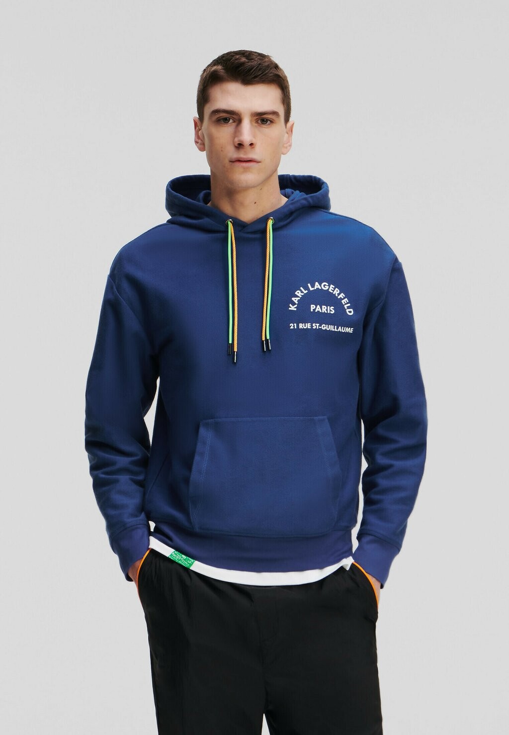 

Толстовка RUE ST GUILLAUME ATHLEISURE KARL LAGERFELD, синий мазарин