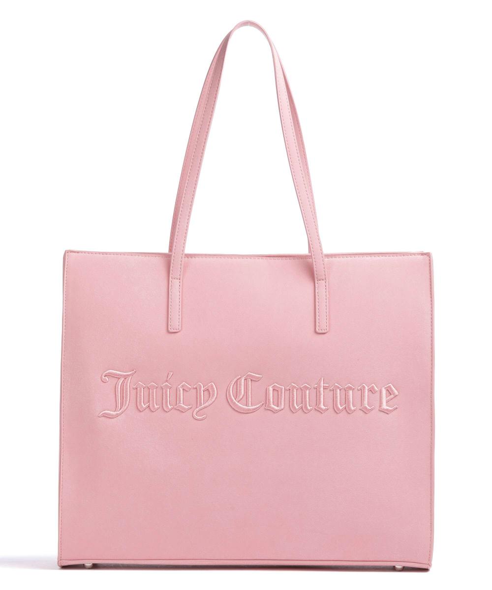 

Бархатный шоппер London из полиэстера Juicy Couture, розовый