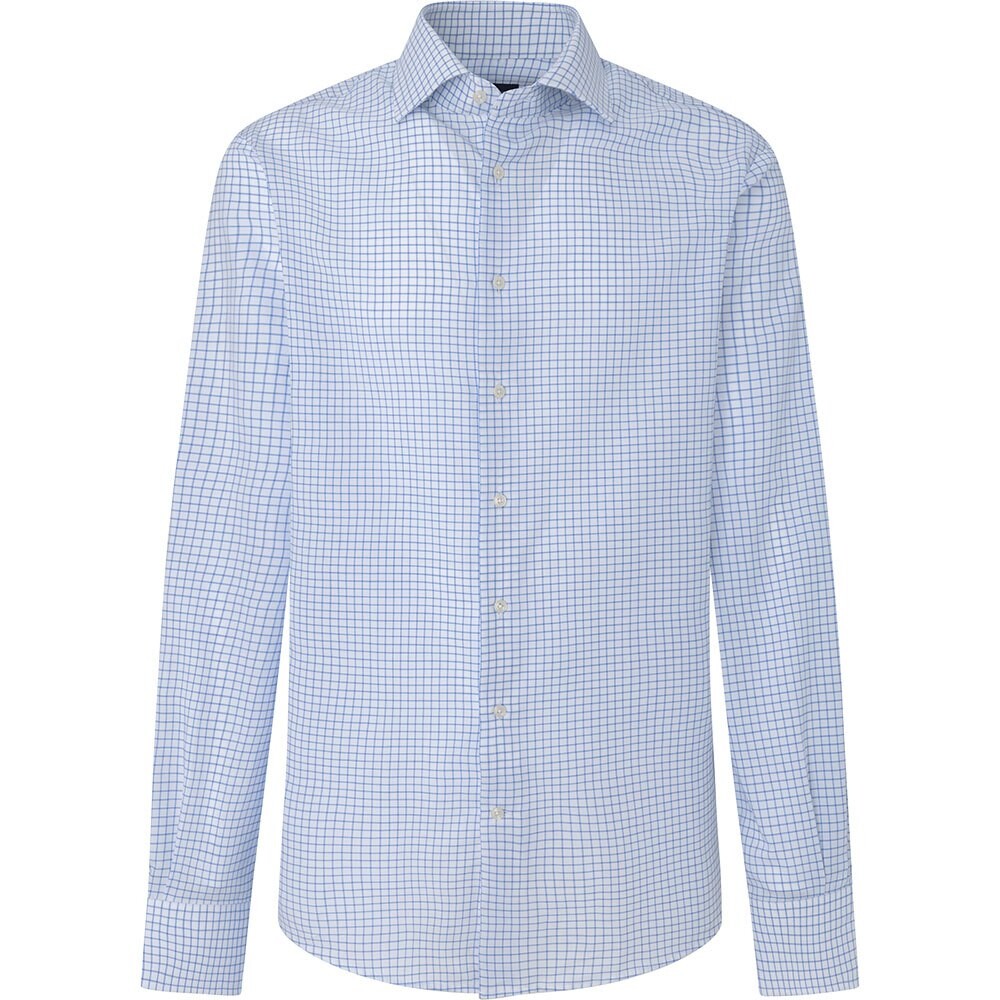 

Рубашка с длинным рукавом Hackett Stripech Flannel Grid Ck, синий