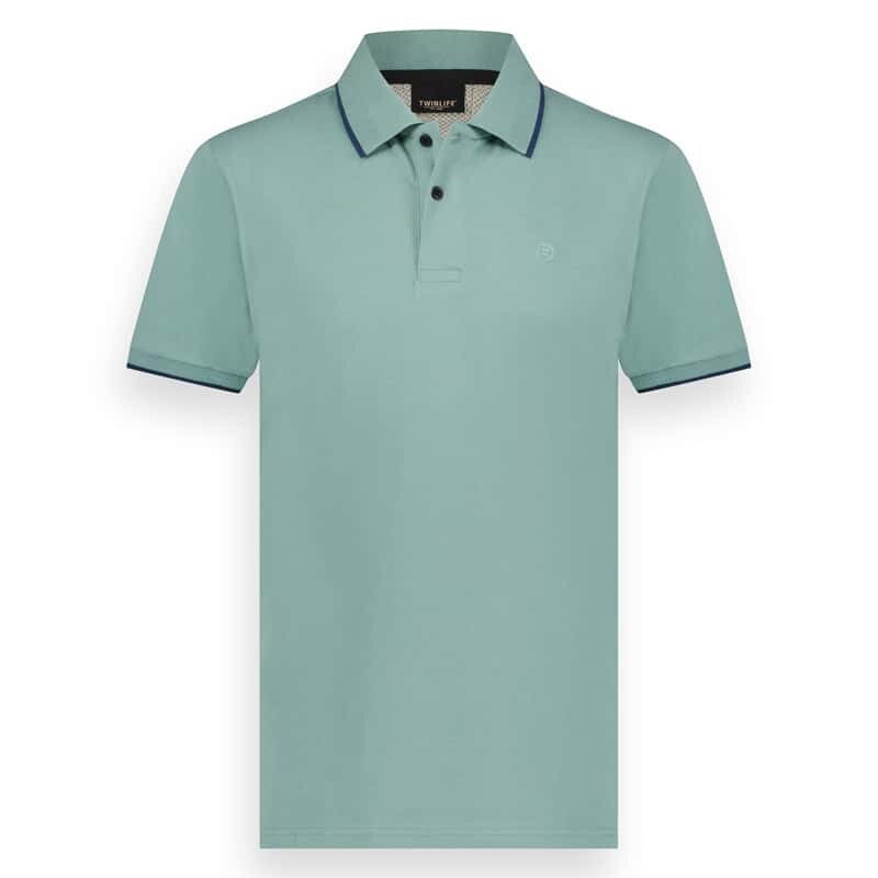 

Поло Twinlife Polo Shirt basic, синий