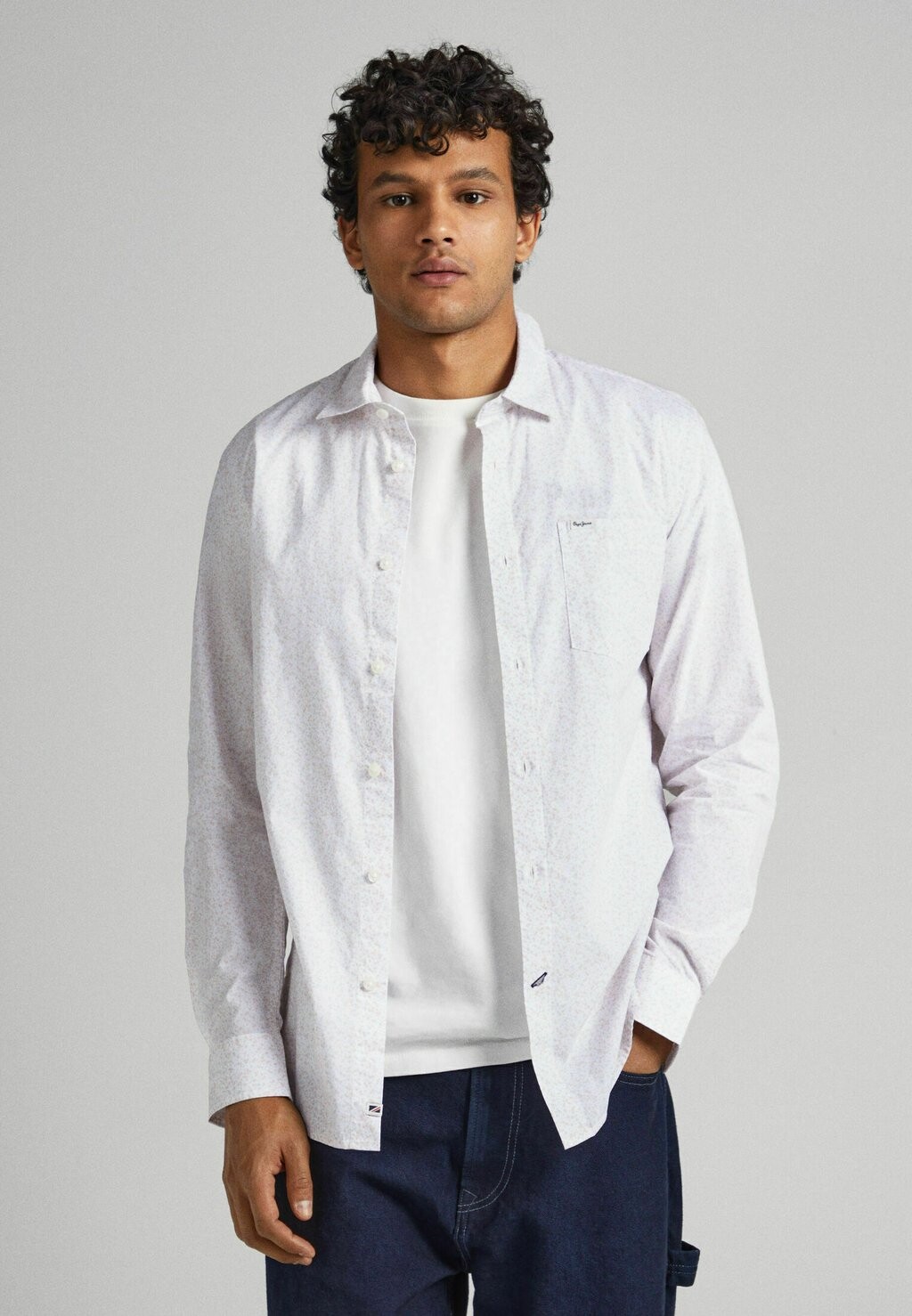 

Рубашка Curtis Pepe Jeans, цвет spritzer pink
