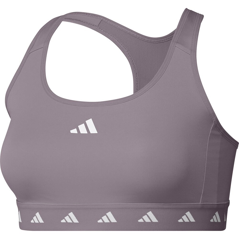 

Спортивный бюстгальтер adidas Powerreact Techfit, фиолетовый