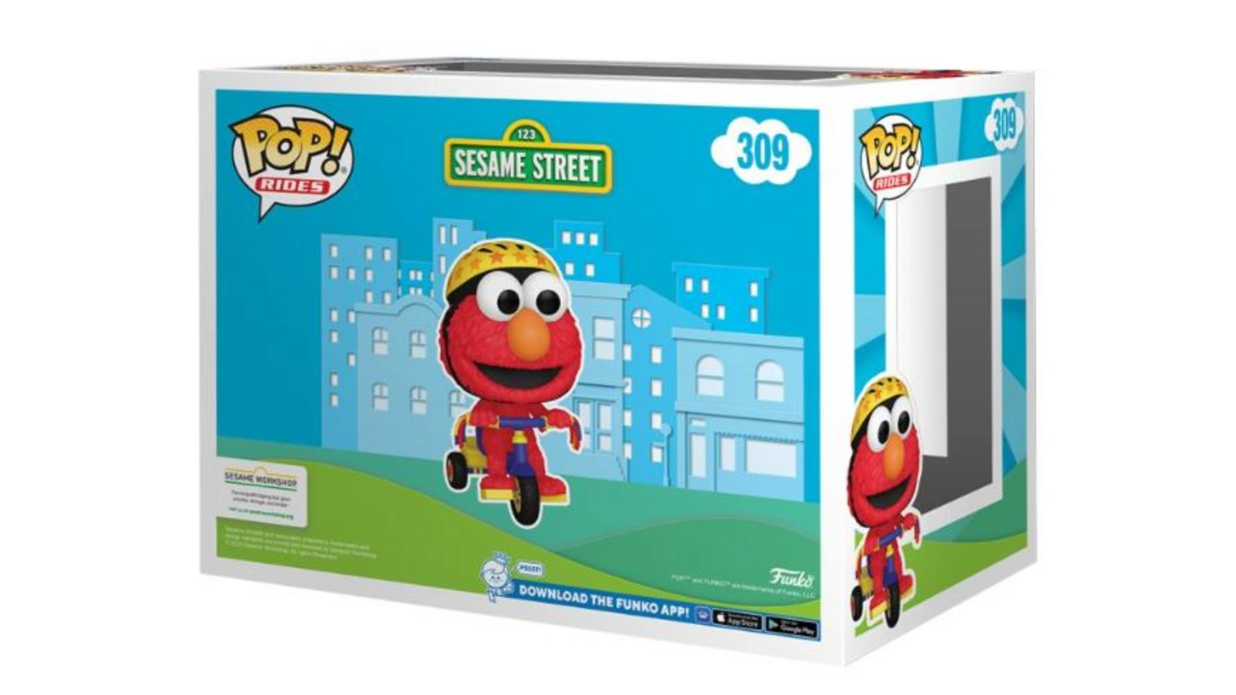 Funko - Pop! Улица Сезам Элмо на стайном трайке мягкая игрушка элмо на руку улица сезам 31 см