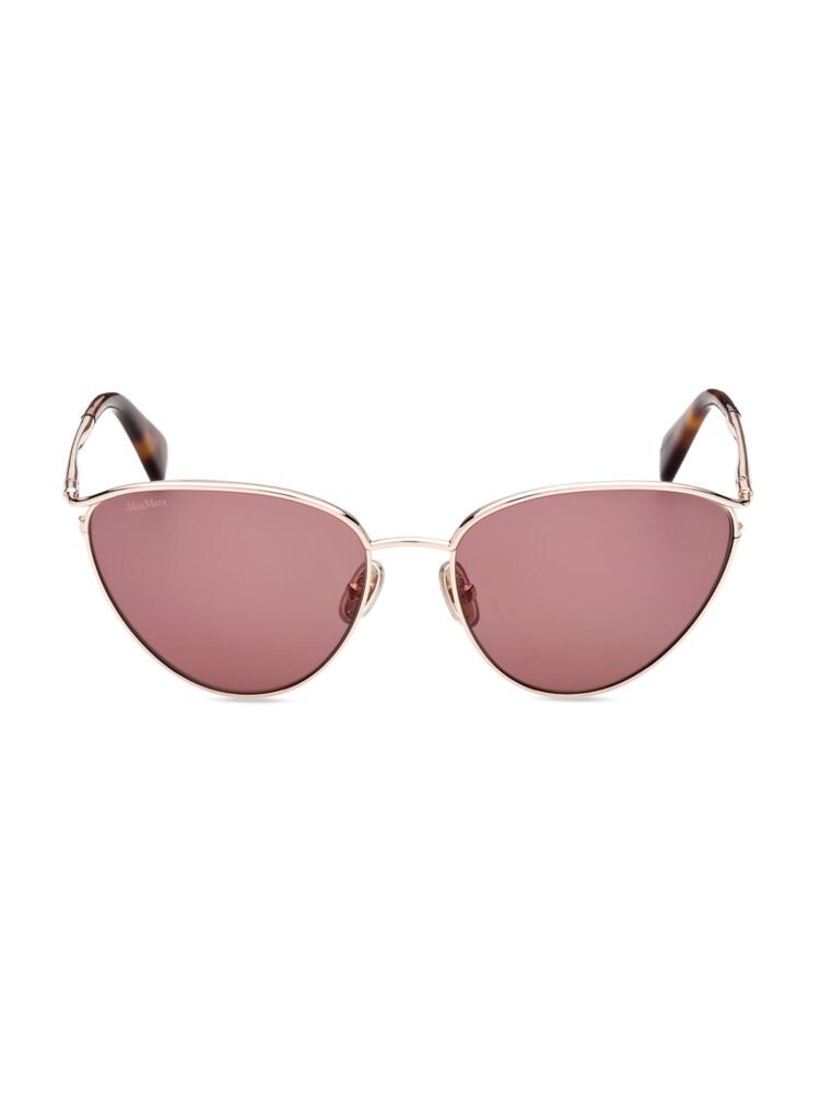 

Солнцезащитные очки «кошачий глаз» 56MM Max Mara, коричневый