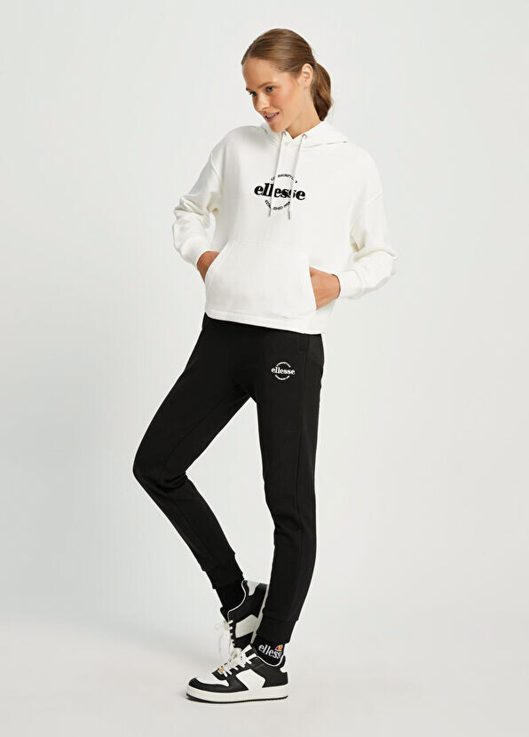 

Женская толстовка в рубчик с капюшоном Ellesse, экрю