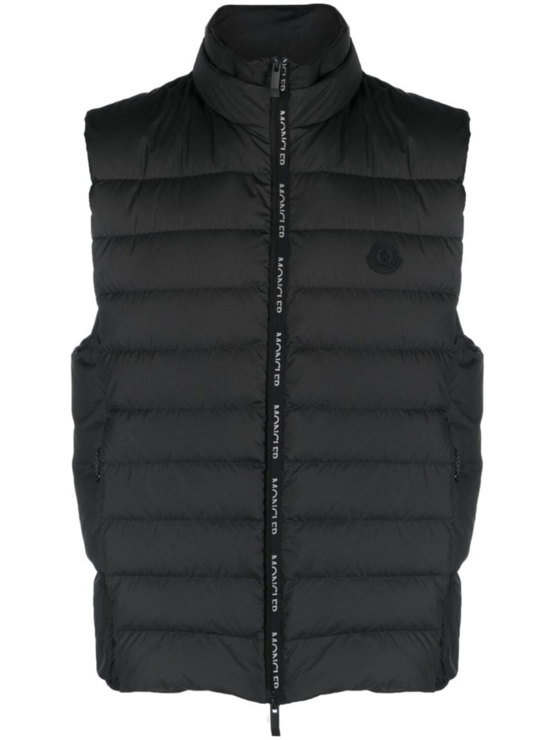

Moncler дутый жилет, черный