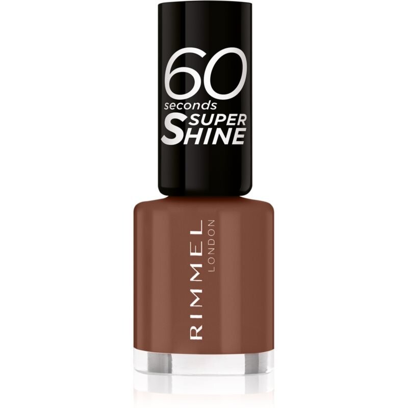 

Лак для ногтей Rimmel 60 Seconds Super Shine оттенок 140 Chocolate Eclipse 8 мл