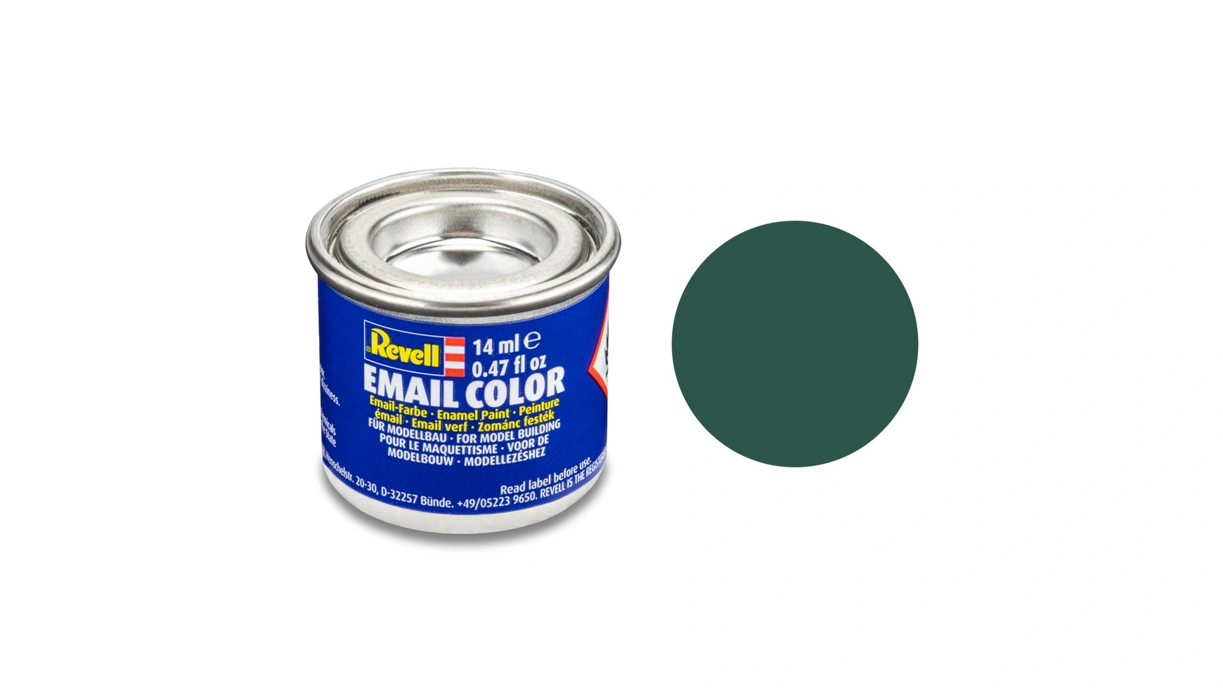 

Revell Email Color Морской зеленый, матовый, 14 мл, RAL 6028
