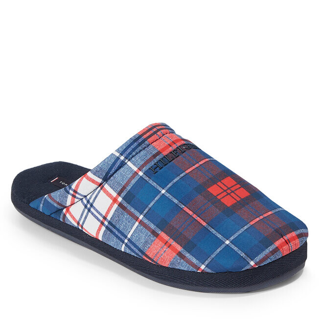 

Тапочки Tommy Hilfiger HilfigerWarm Check, синий