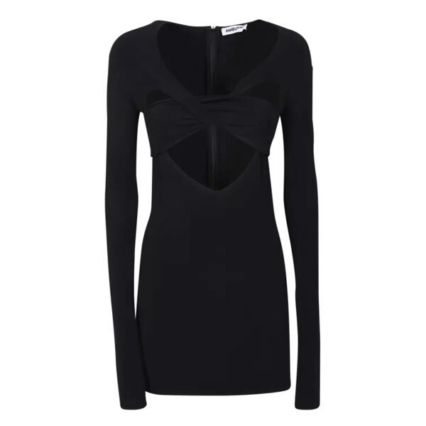 

Платье heart shaped cut out mini dress Ambush, черный