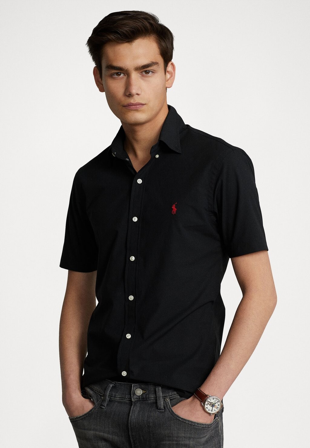 

Рубашка СПОРТИВНАЯ ФУТБОЛКА С КОРОТКИМ РУКАВОМ Polo Ralph Lauren, черный