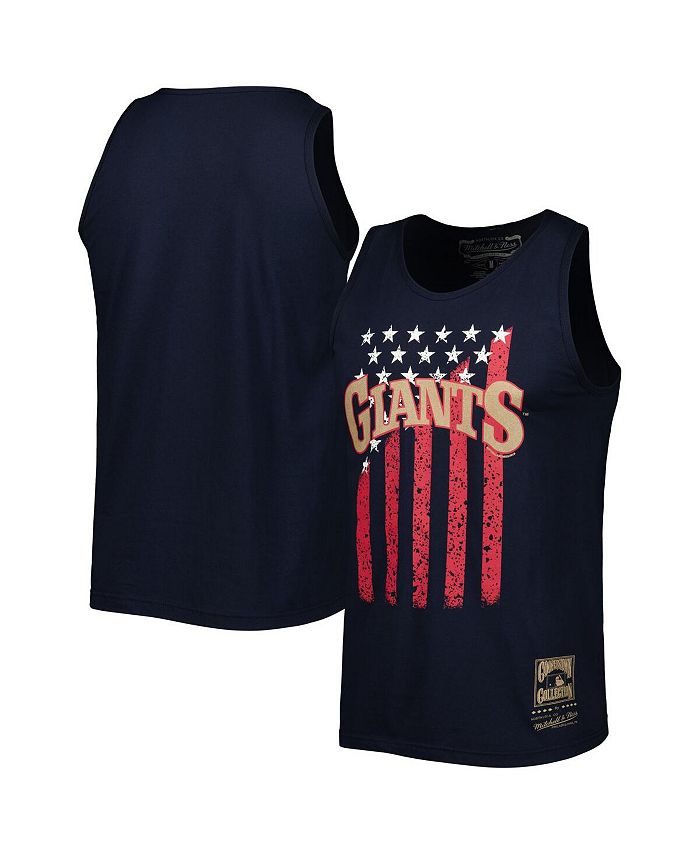 

Мужская темно-синяя майка San Francisco Giants Cooperstown Collection Stars and Stripes Mitchell & Ness, синий