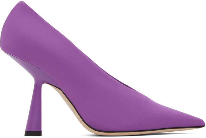 

Фиолетовые туфли Марианны на 100 каблуках Jimmy Choo