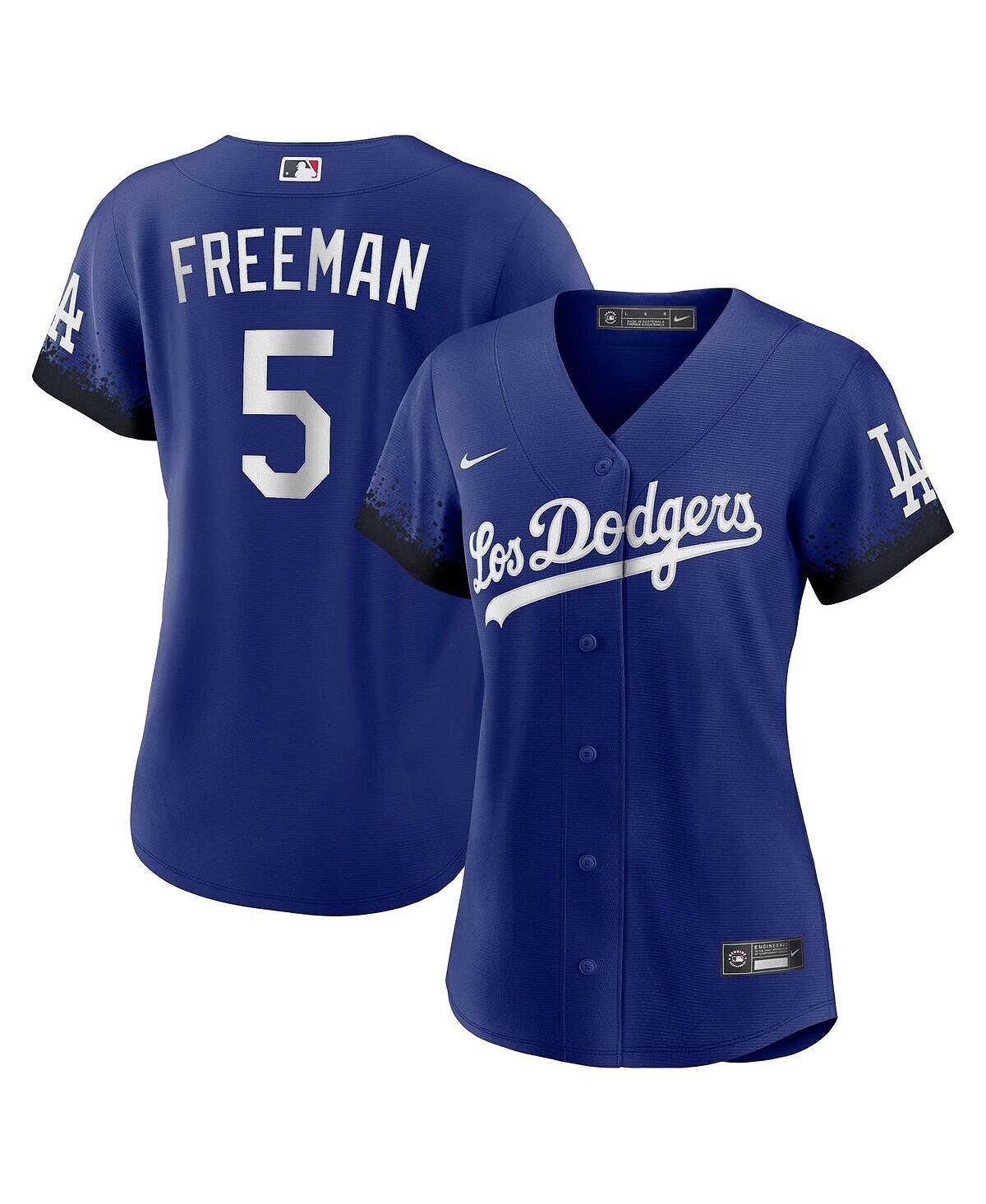 

Женская футболка игрока Freddie Freeman Royal Los Angeles Dodgers City Connect Replica Player Nike