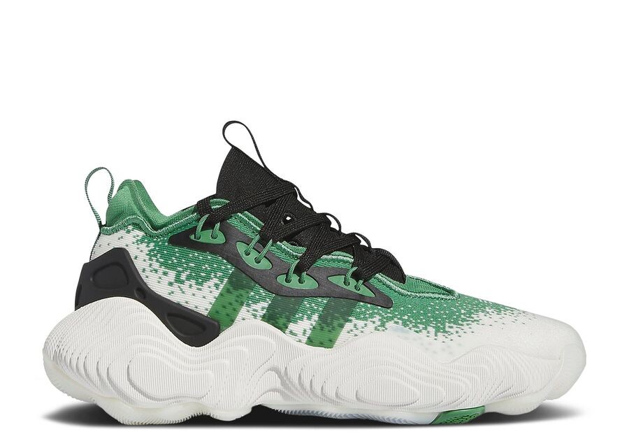 

Кроссовки adidas Trae Young 3 J, цвет Preloved Green